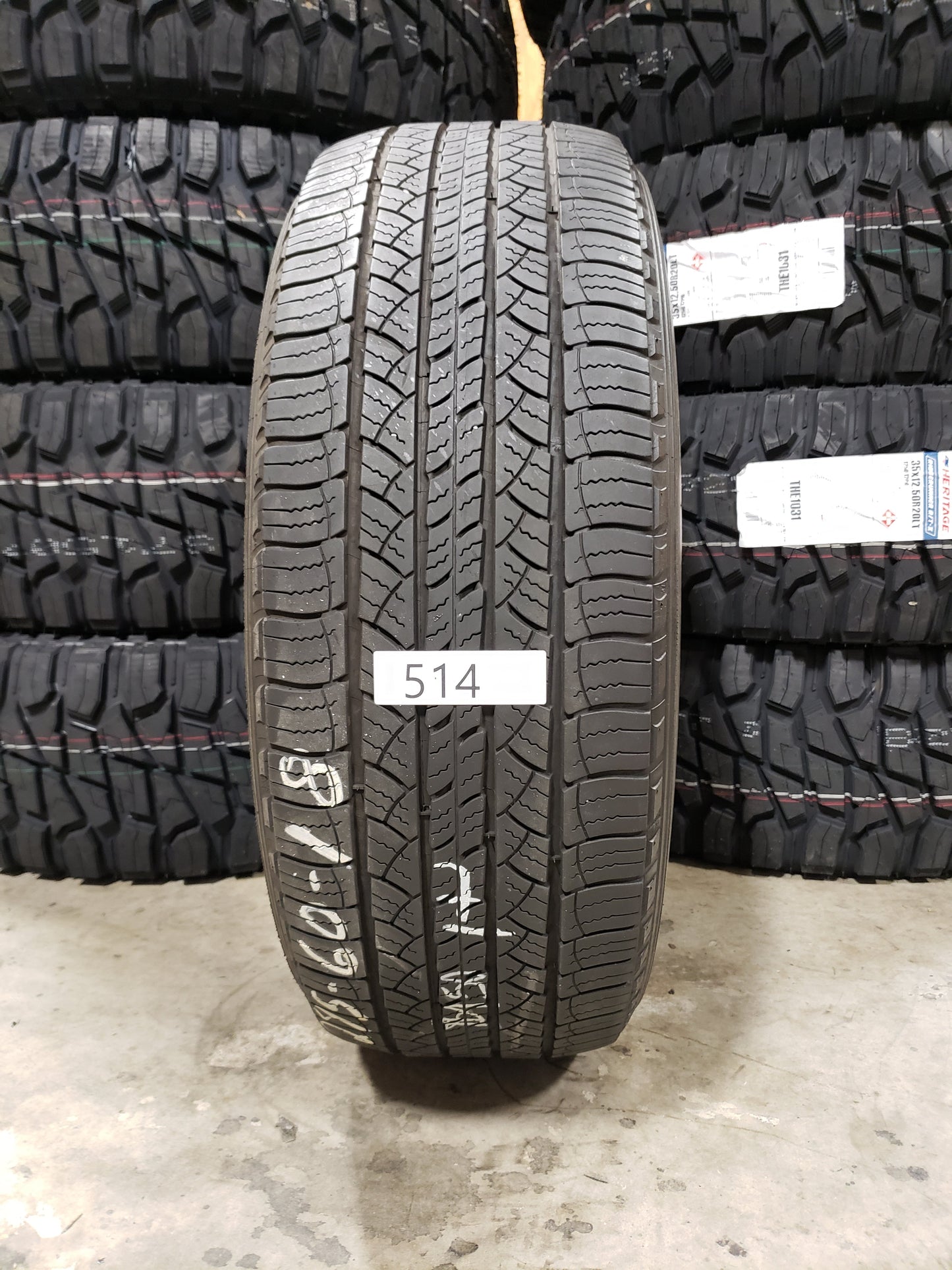 SET OF 4 245/60R18 Michelin LATITUDE TOUR 105 T - Used Tires