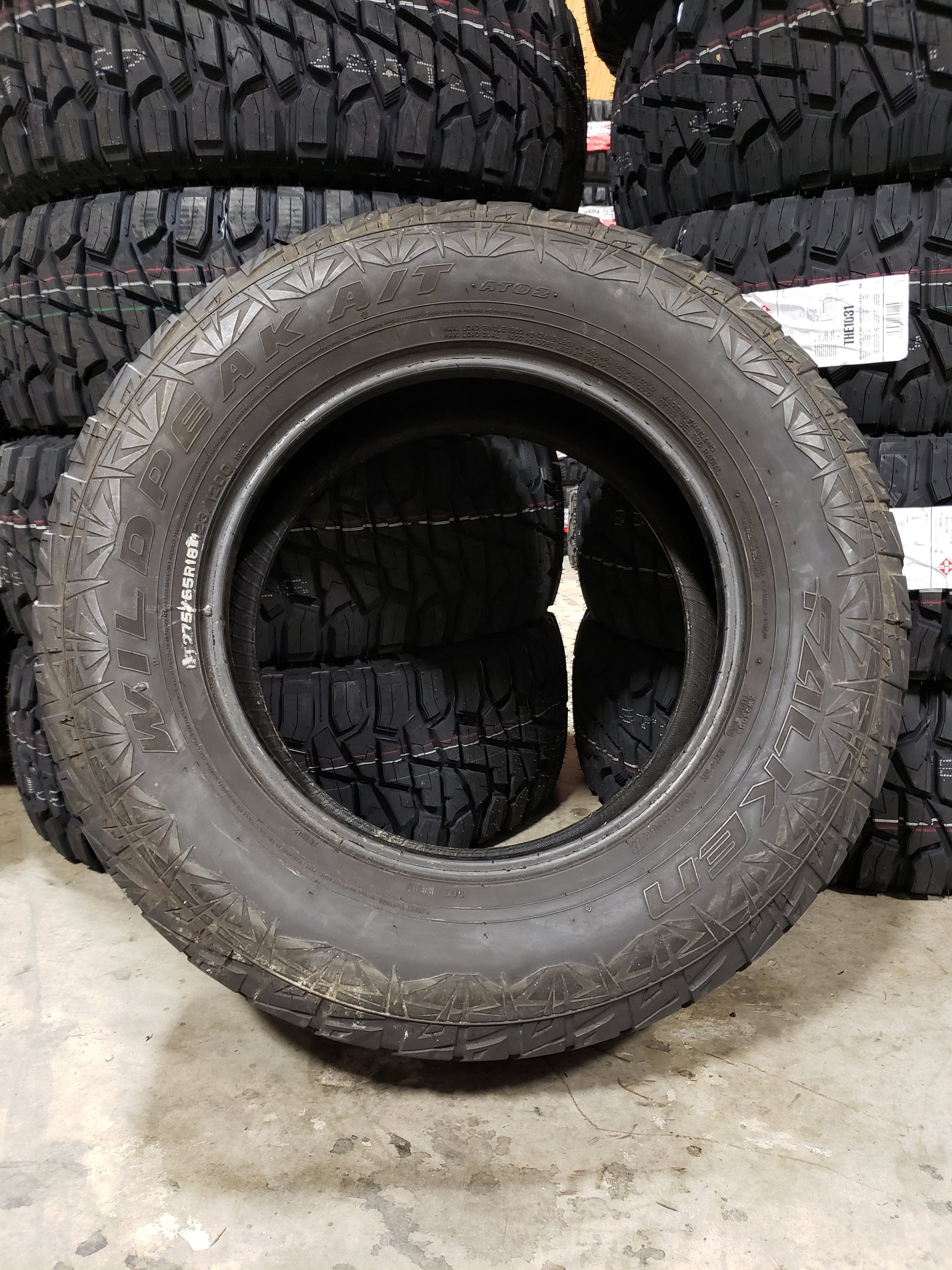 SINGLE 275/65R18 Falken WildPeak A/T AT02 123/120 Q E - Used Tires