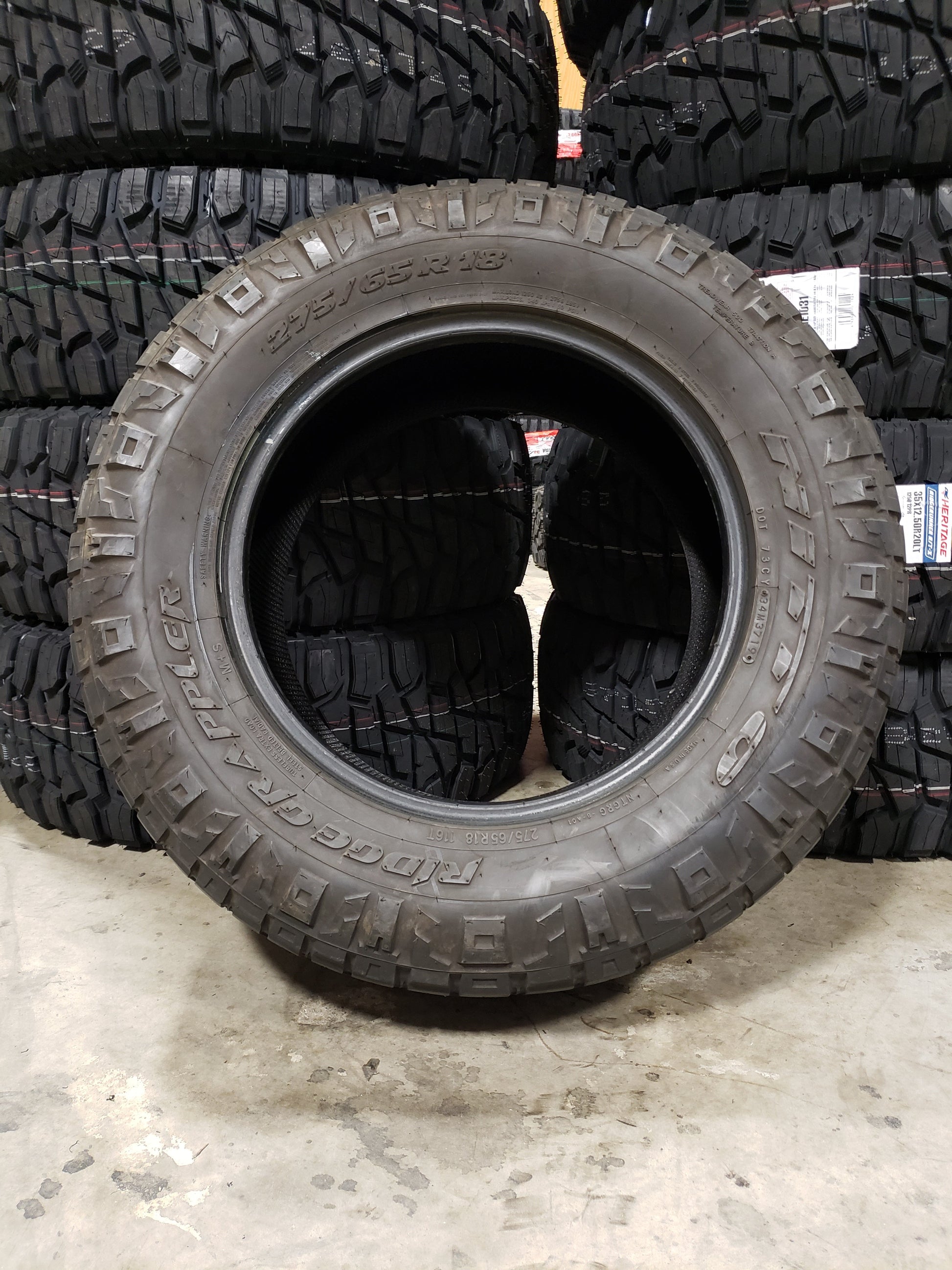 SET OF 2 275/65R18 NITTO RIDGE GRAPPLER 116 T - Used Tires