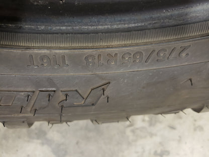 SET OF 2 275/65R18 NITTO RIDGE GRAPPLER 116 T - Used Tires