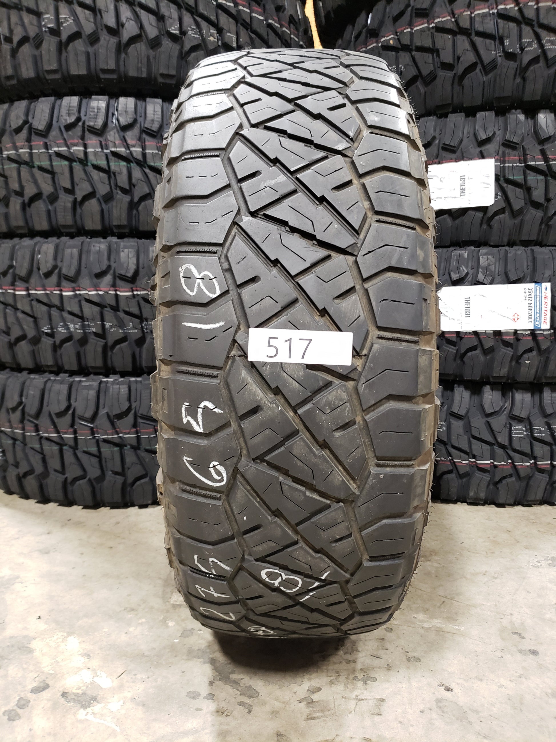 SET OF 2 275/65R18 NITTO RIDGE GRAPPLER 116 T - Used Tires