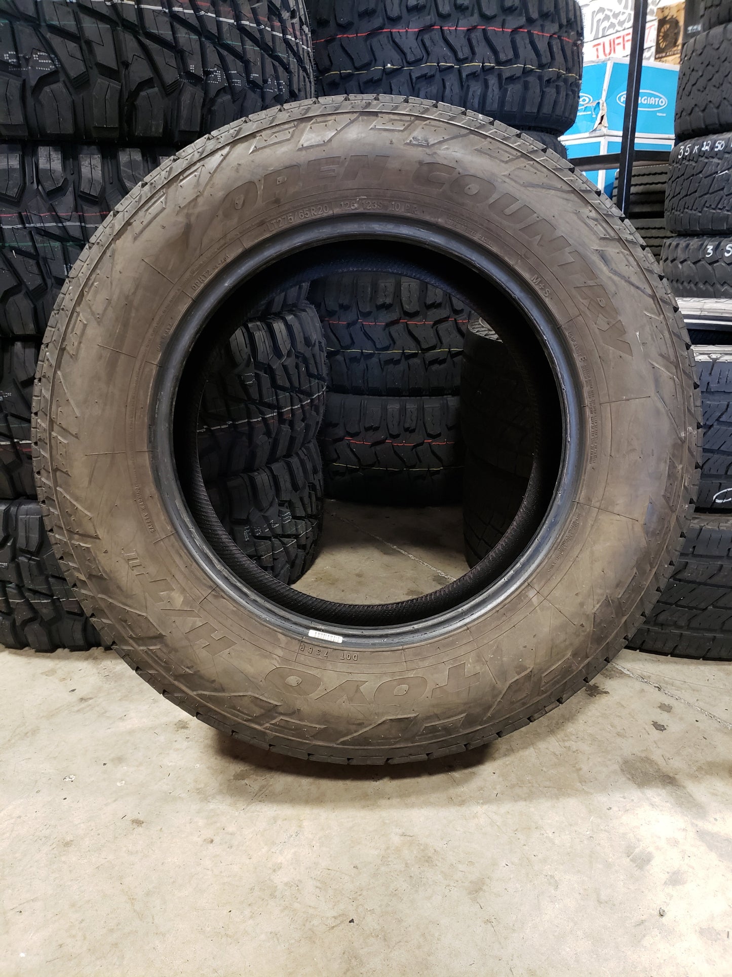 SET OF 3 275/65R20 Toyo Open Country H/T II 126/123 S E - Used Tires