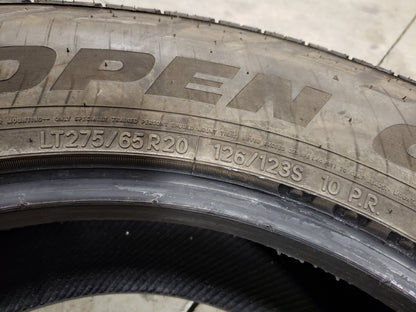 SET OF 3 275/65R20 Toyo Open Country H/T II 126/123 S E - Used Tires