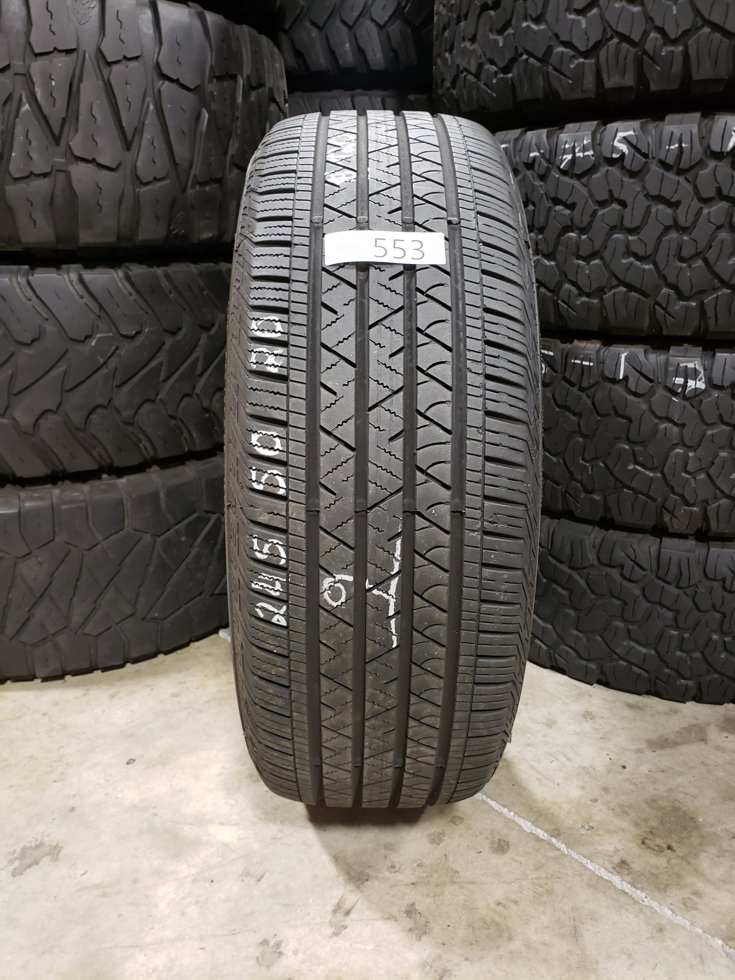 SINGLE 245/50R20 Continental Cross Contact LX Sport 102 H SL - Used Tires