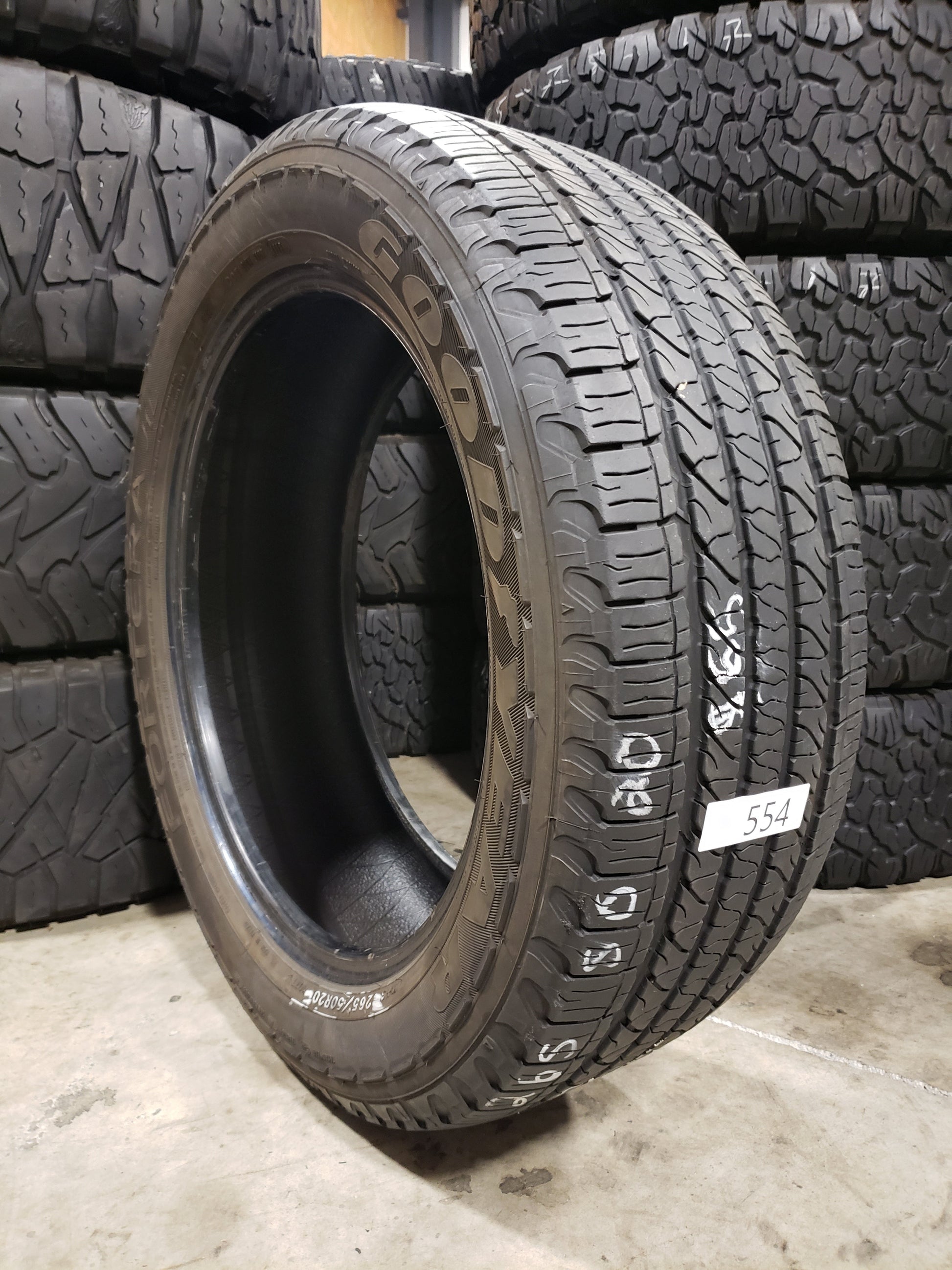 SINGLE 245/50R20 Goodyear Fortera HL 107 T SL - Used Tires