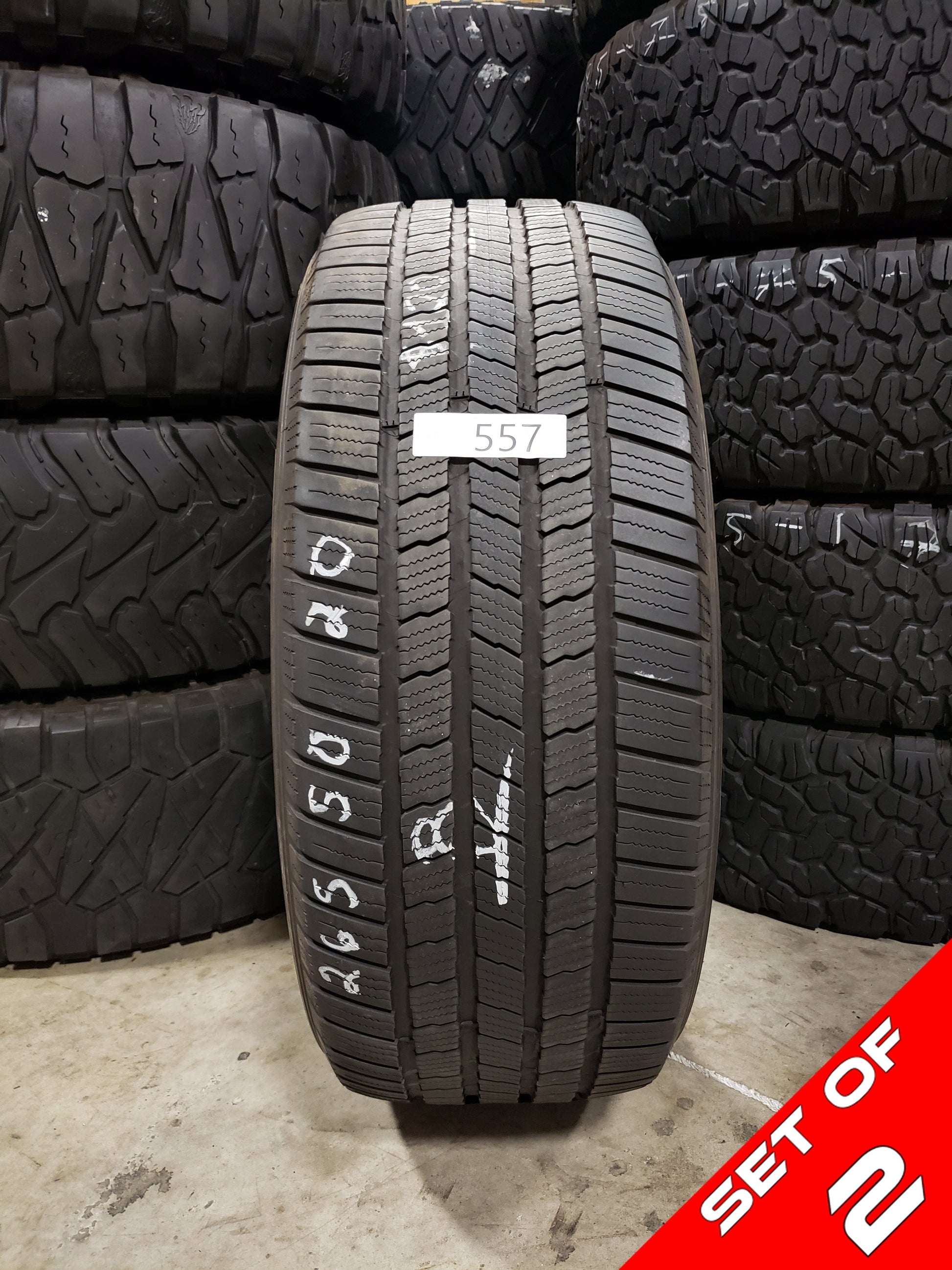 SET OF 2 245/50R20 Michelin Defender LTX m/s 107 T SL - Used Tires