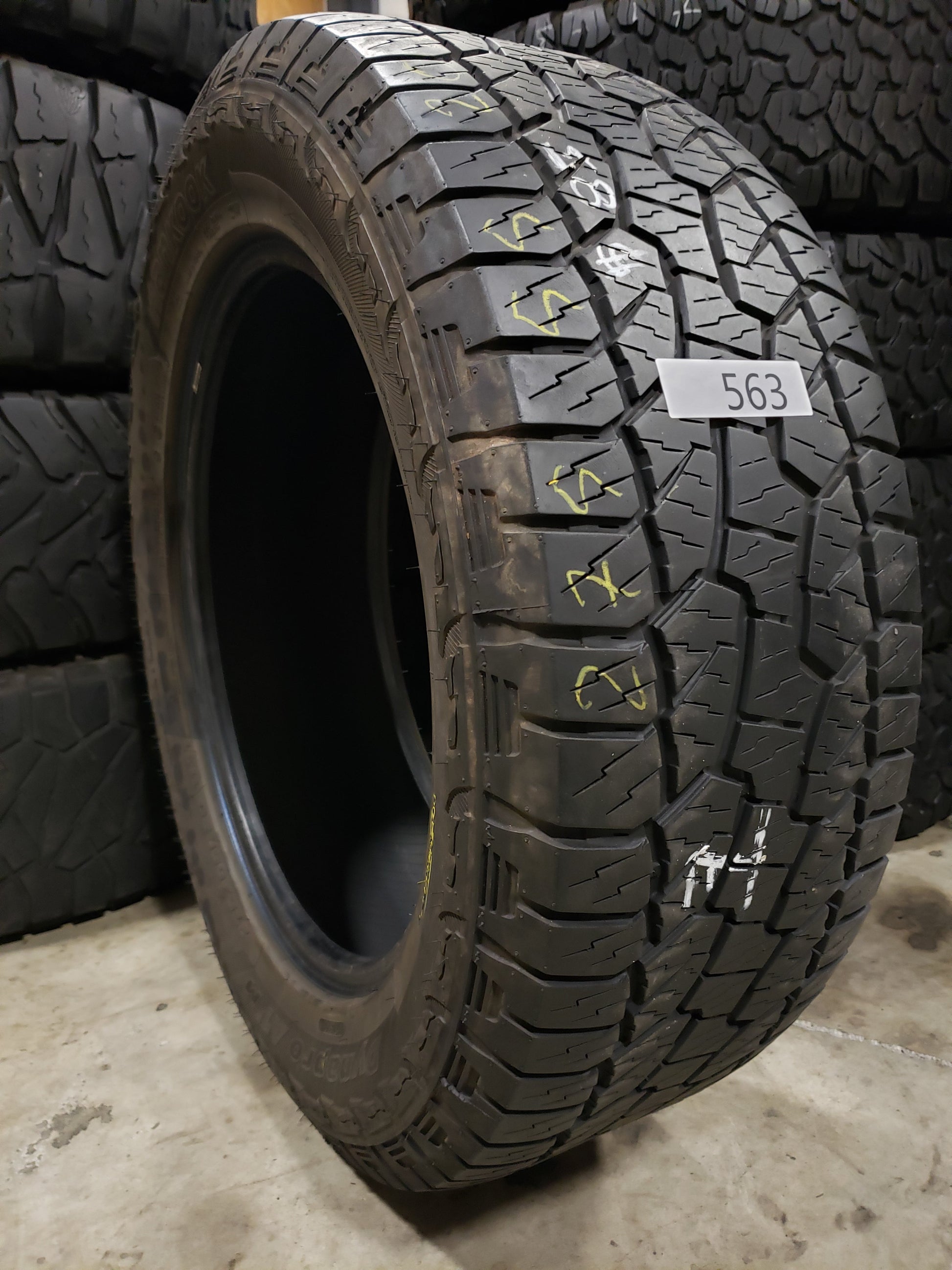 SET OF 3 275/55R20 Hankook Dynapro AT-M 113 T XL - Used Tires