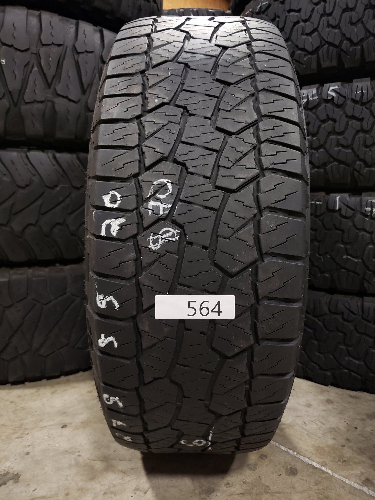 SET OF 3 275/55R20 Hankook Dynapro AT-M 113 T XL - Used Tires