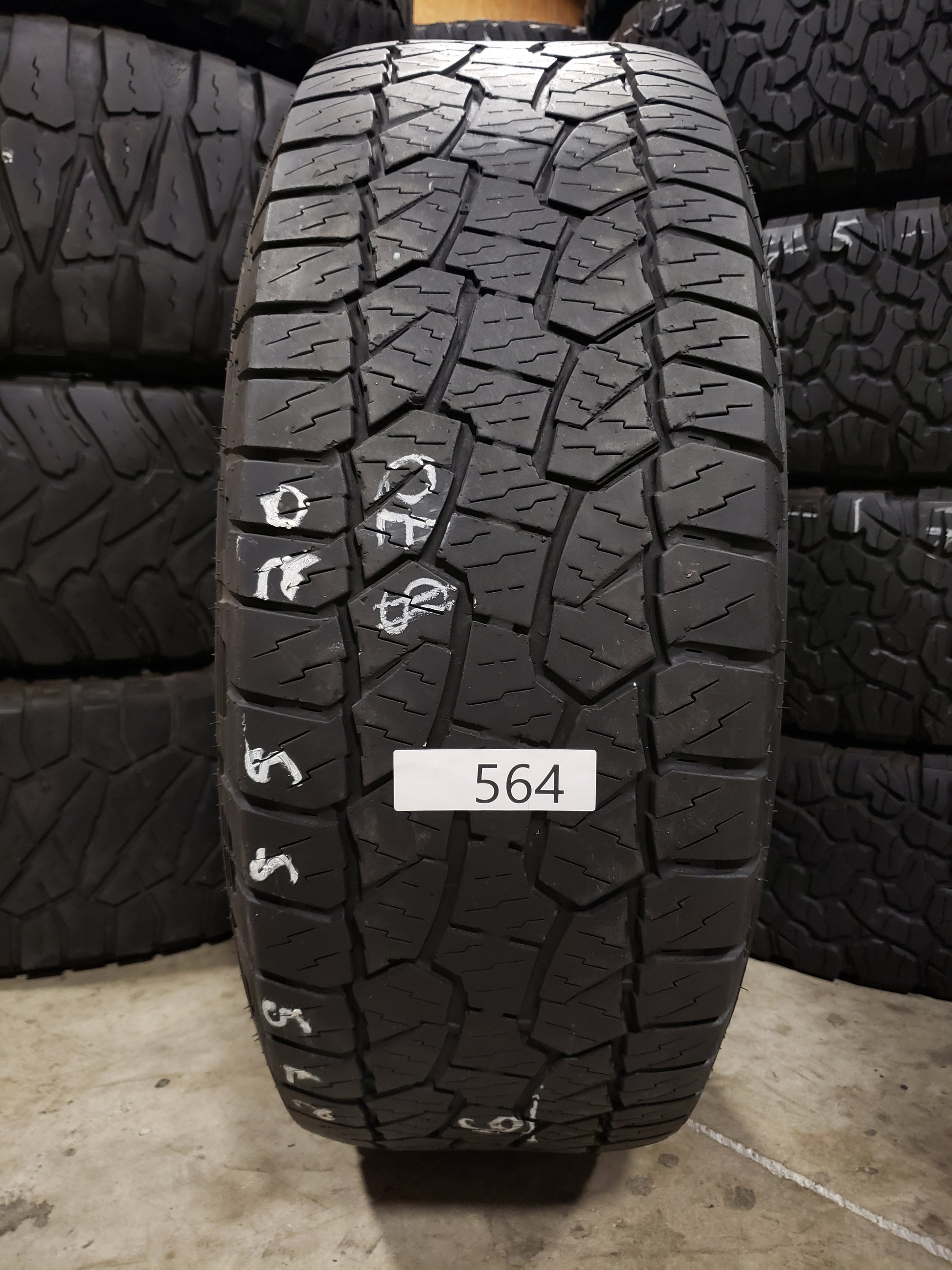 SET OF 3 275/55R20 Hankook Dynapro AT-M 113 T XL - Used Tires
