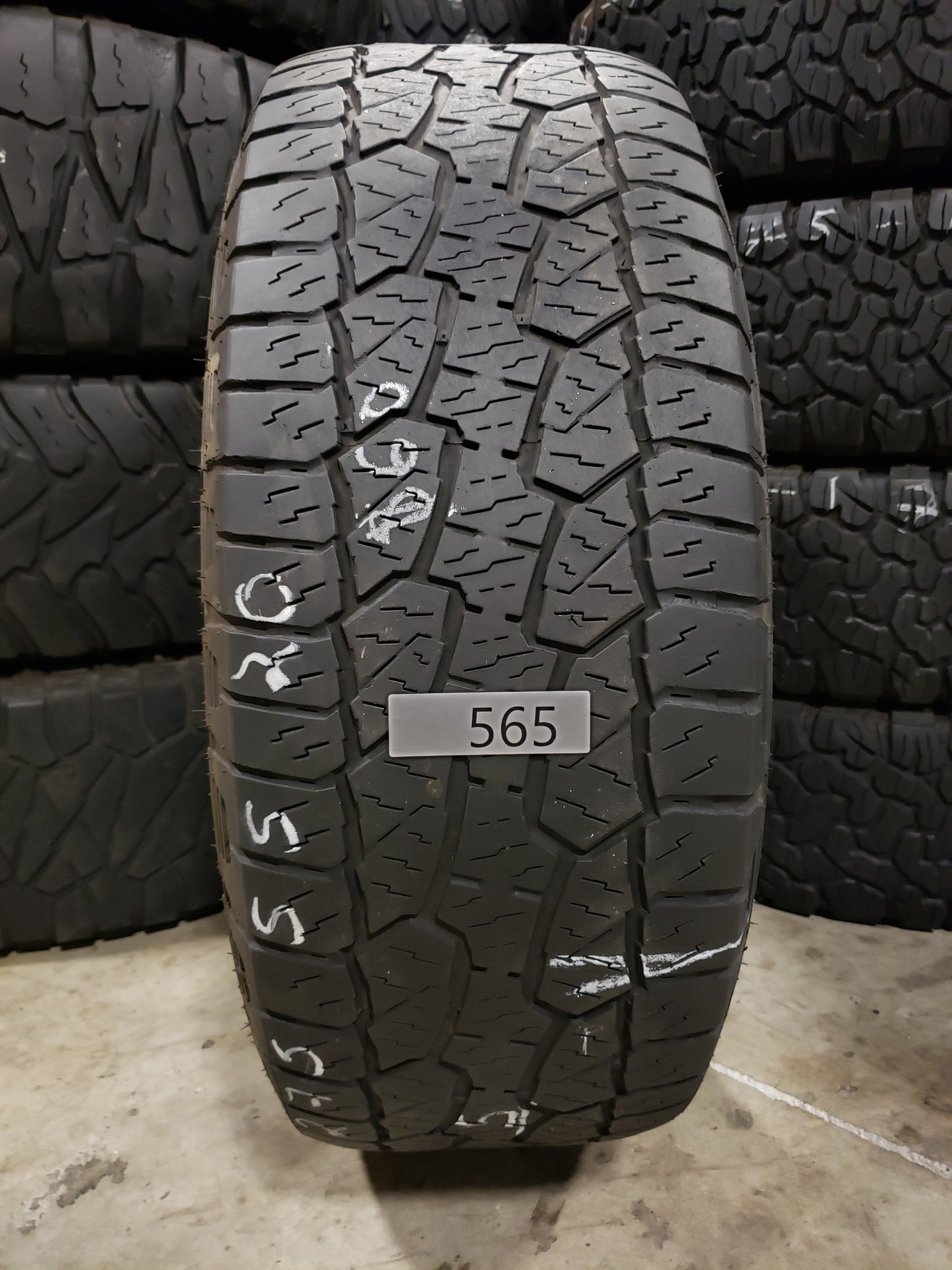 SET OF 3 275/55R20 Hankook Dynapro AT-M 113 T XL - Used Tires