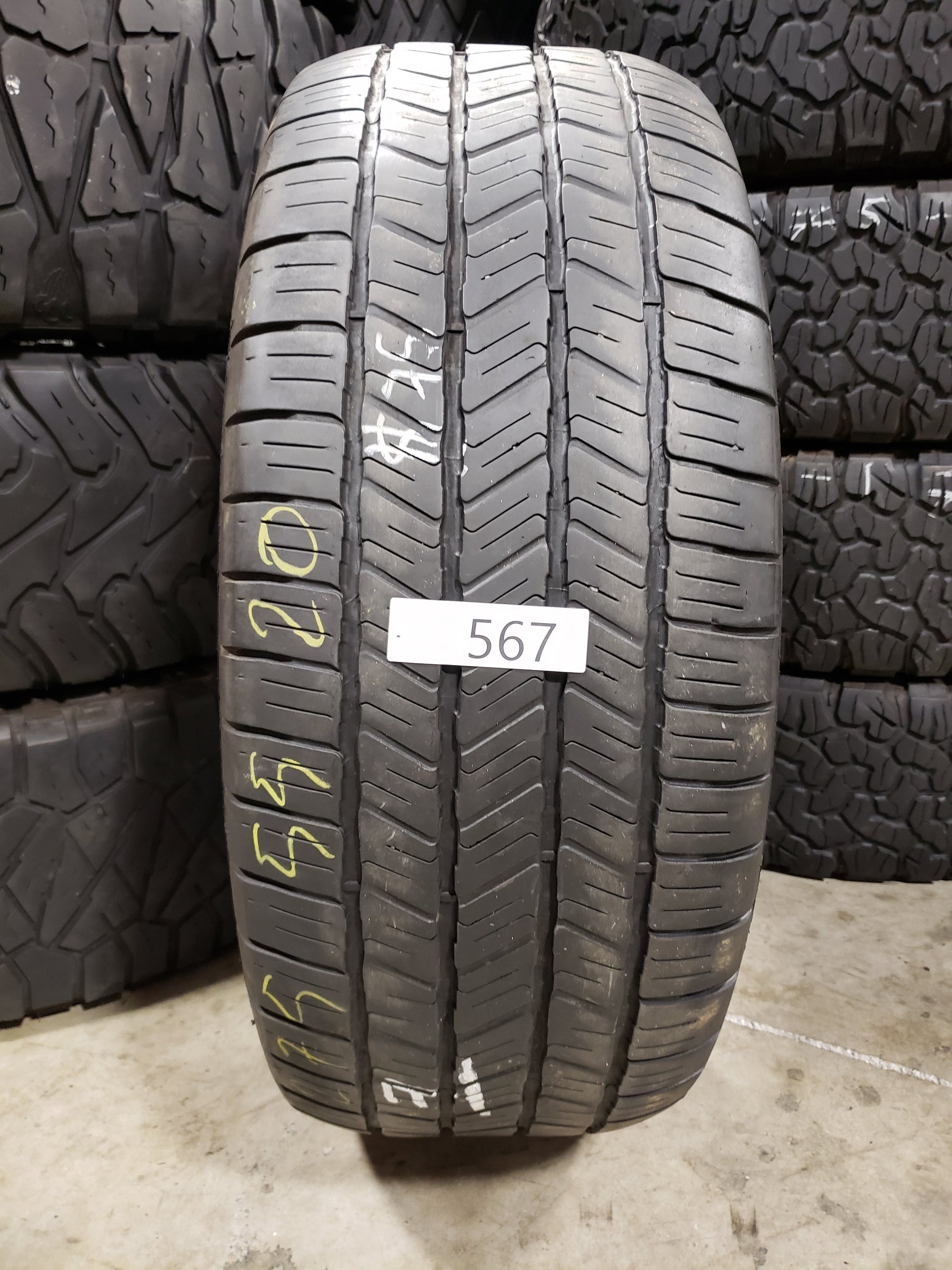 SET OF 4 275/55R20 Goodyear Eagle LS 2 111 S SL - Used Tires