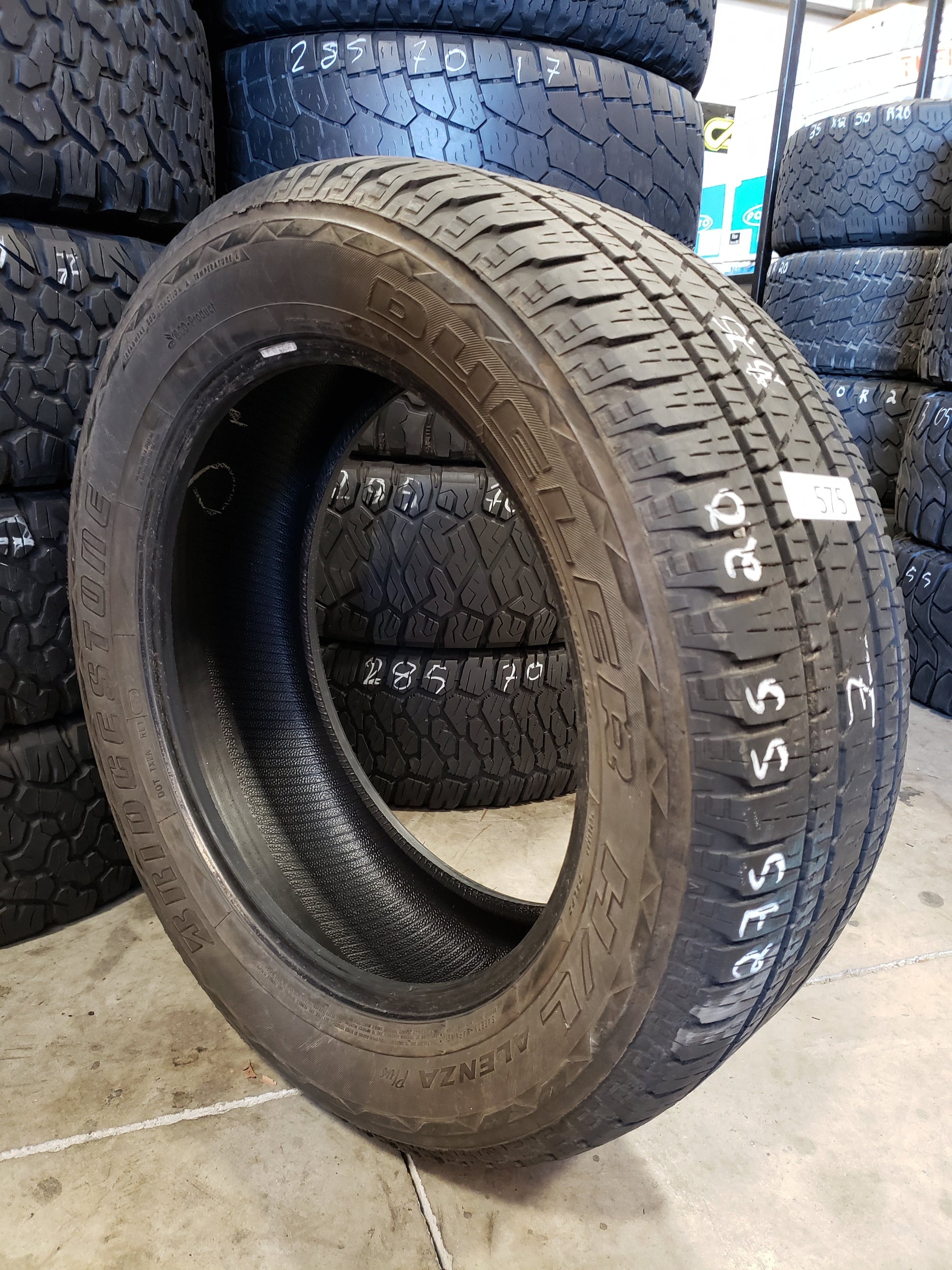 SET OF 2 275/55R20 Bridgestone Dueler H/L Alenza 111 S SL - Used Tires