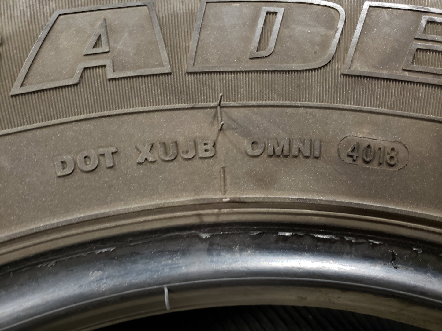 SINGLE 285/70R17 Radar Renegade A/T5 121/118 S E - Used Tires