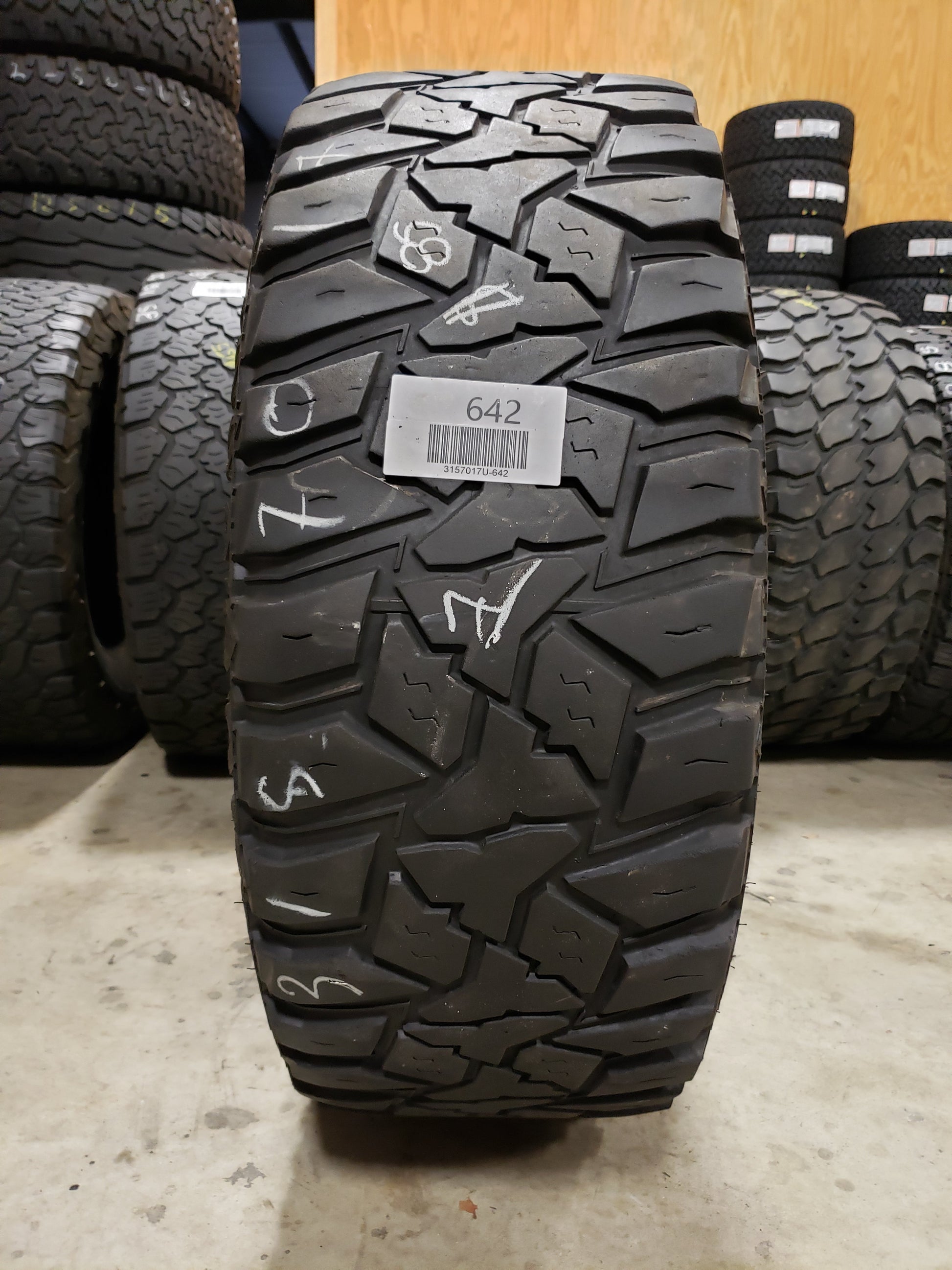 SINGLE 315/70R17 Cooper Discoverer MTP 121/118 Q D - Used Tires