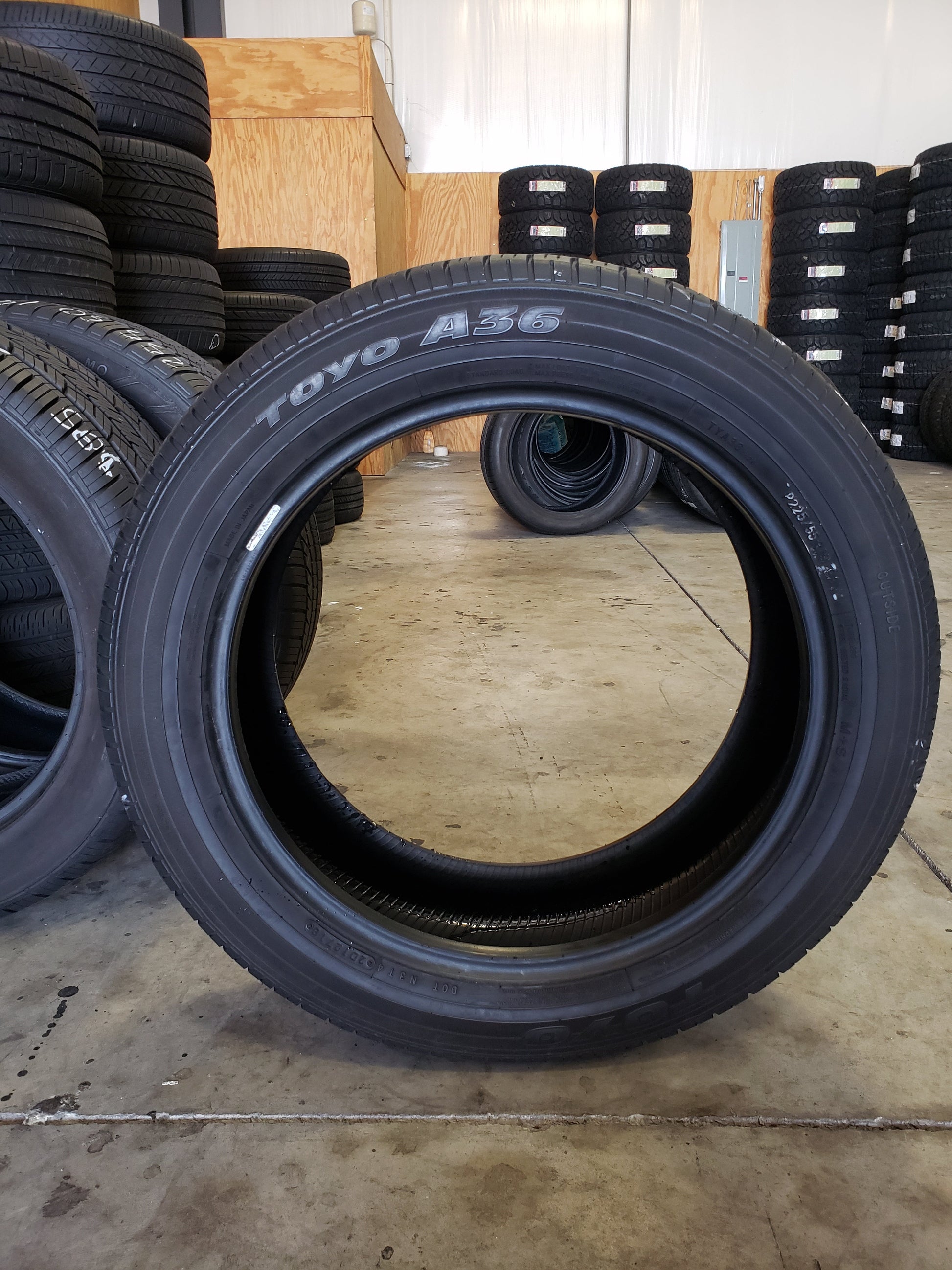 SET OF 2 225/65R19 Toyo A36 99 V SL - Premium Used Tires