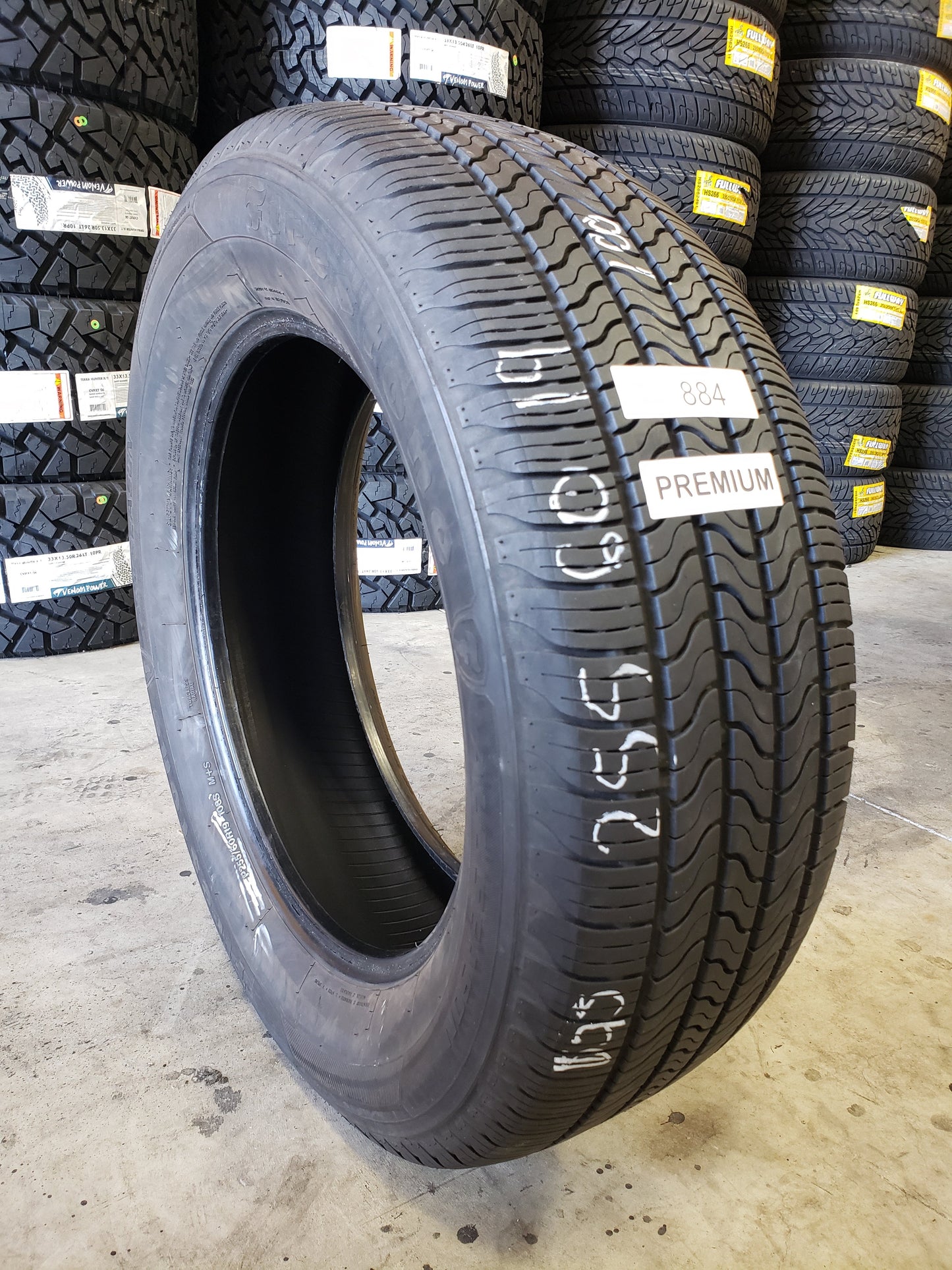 SINGLE 255/50R19 Firestone All Season 108 S SL - Premium Used Tires