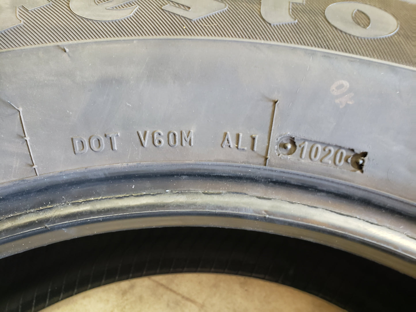 SINGLE 255/50R19 Firestone All Season 108 S SL - Premium Used Tires