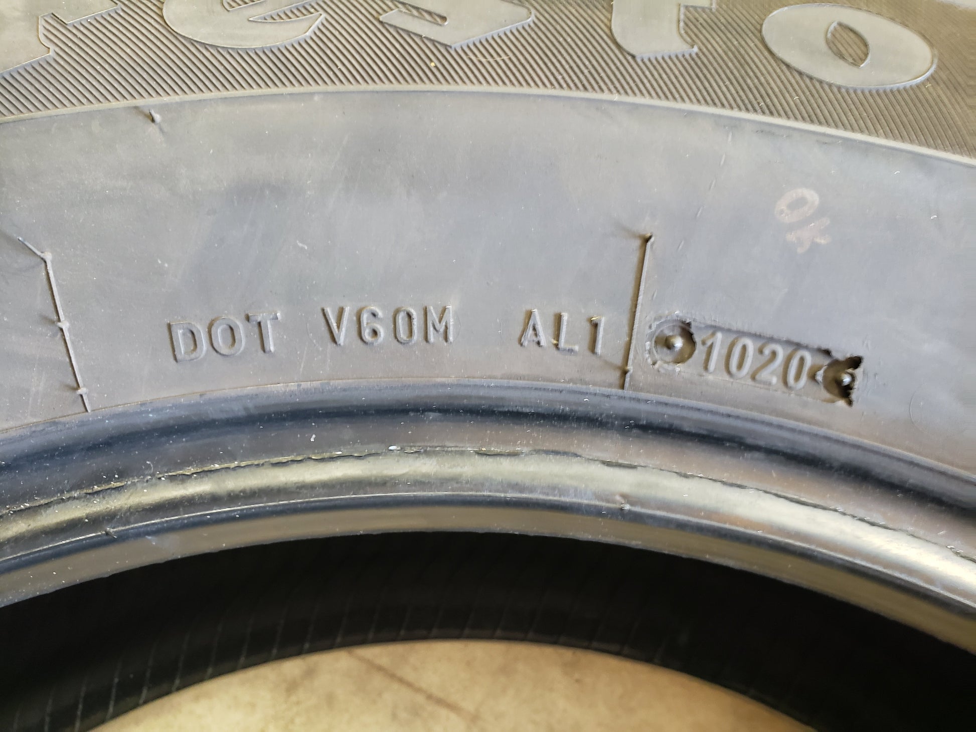 SINGLE 255/50R19 Firestone All Season 108 S SL - Premium Used Tires