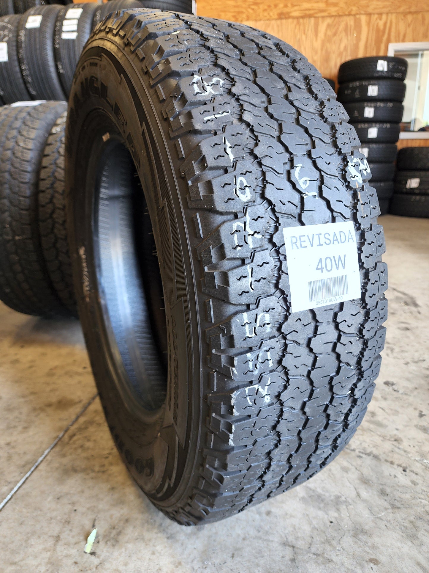 SET OF 3 255/70R18 Goodyear Wrangler Adventure 113 T SL - Used Tires