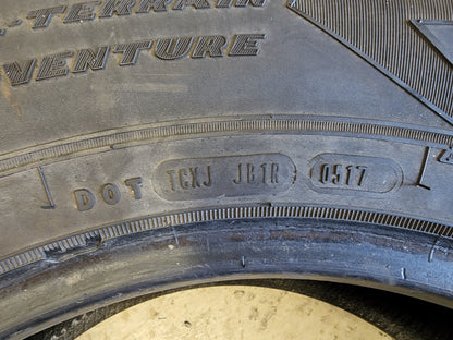 SET OF 3 255/70R18 Goodyear Wrangler Adventure 113 T SL - Used Tires