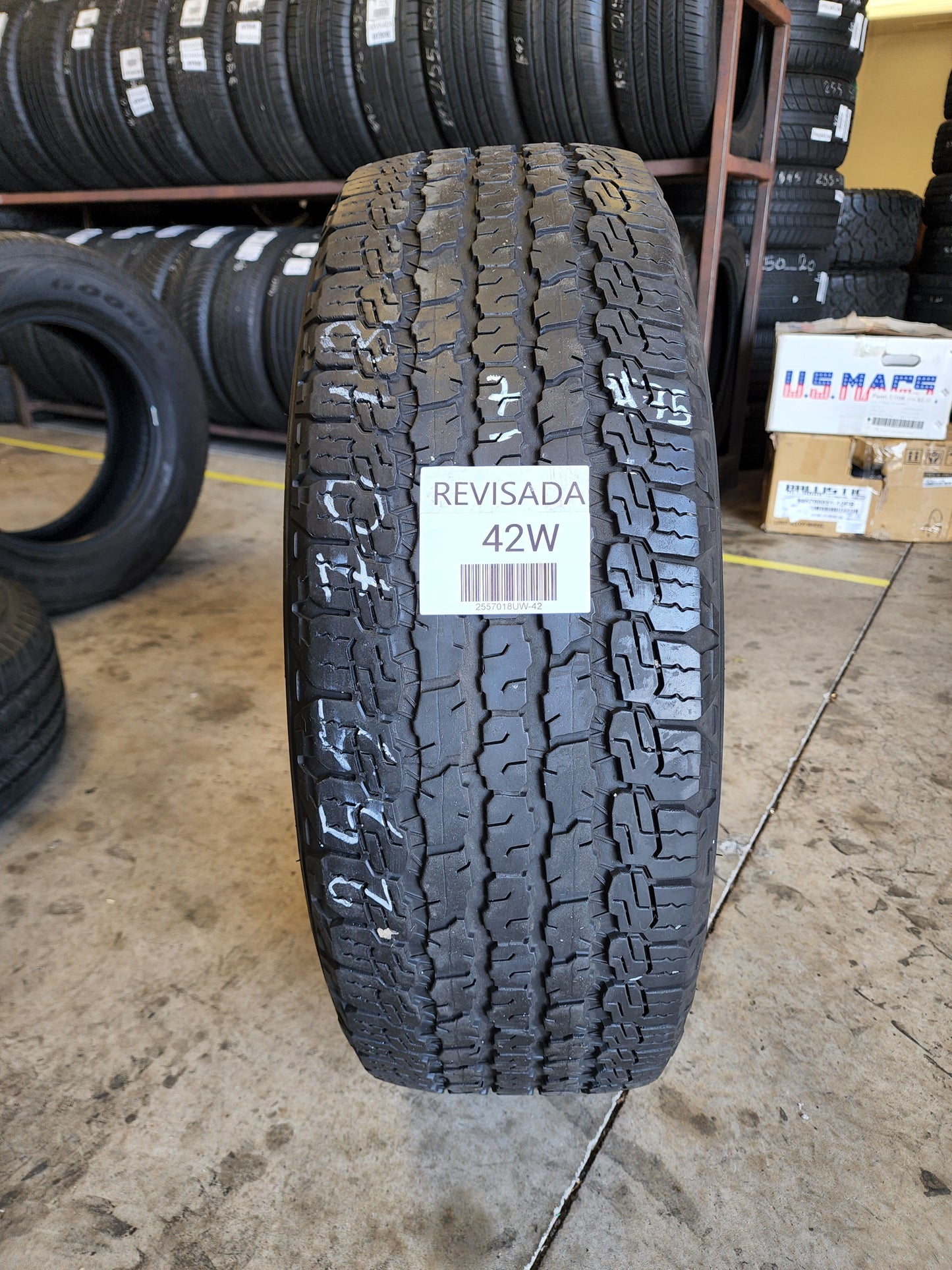 SET OF 3 255/70R18 Goodyear Wrangler Adventure 113 T SL - Used Tires