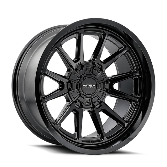 Mayhem 8116 Intrepid - 18x9 0mm 5x127, 5x139.7 Gloss Black Wheel | 8116-8952B