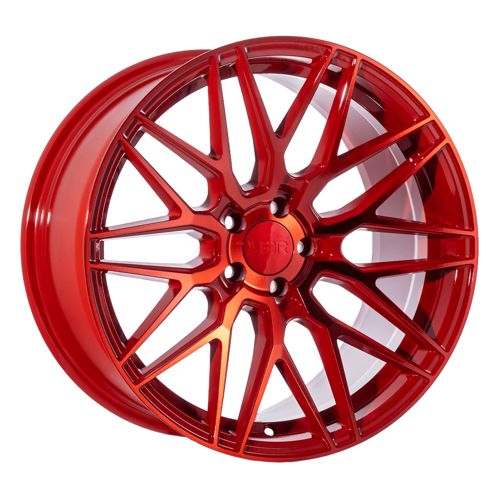 F1R F103 - 18x9.5 38mm 5x100 (5x3.94) Candy Red Wheel | F10318955100R38