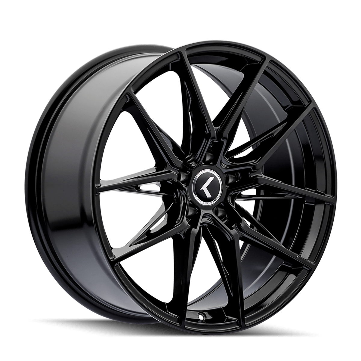Kraze KR196 Evolve - 18x8 40mm 5x112 Gloss Black Wheel | KR196-8845GB40