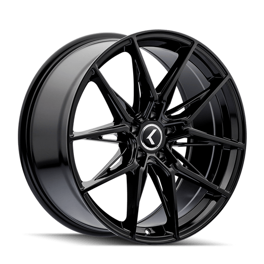 Kraze KR196 Evolve - 22x9 35mm 5x112 Gloss Black Wheel | KR196-22945GB35