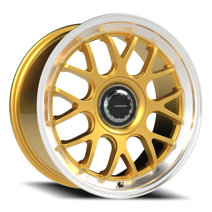 Vision 478 - 18x8.5 +35mm 5x112/5x120 Gold Wheel | 478-8819GOML35