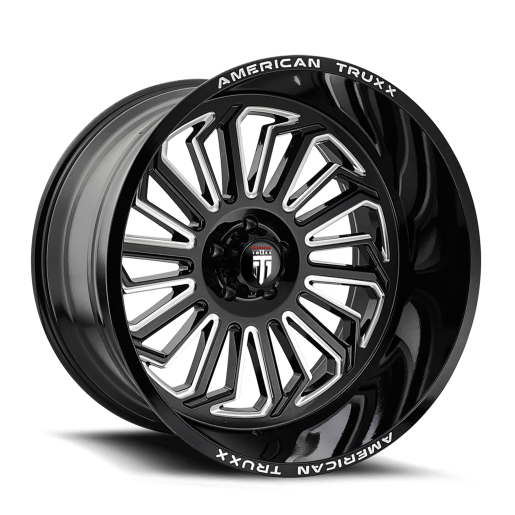 American Truxx AT1916 Butcher - 20x9 0mm 6x135 Gloss Black Machined Wheel | AT1916-2936M