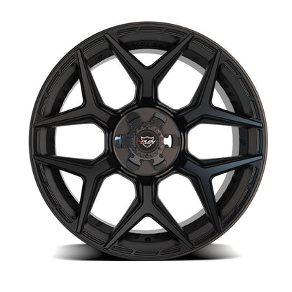 4PLAY Gen3 4P06 20x10 6x5.5 & 6x135mm -18et in Matte Black Wheel