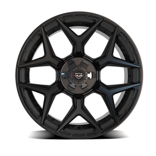 4PLAY Gen3 4P06 22x10 6x5.5 & 6x135mm -18et in Matte Black Wheel