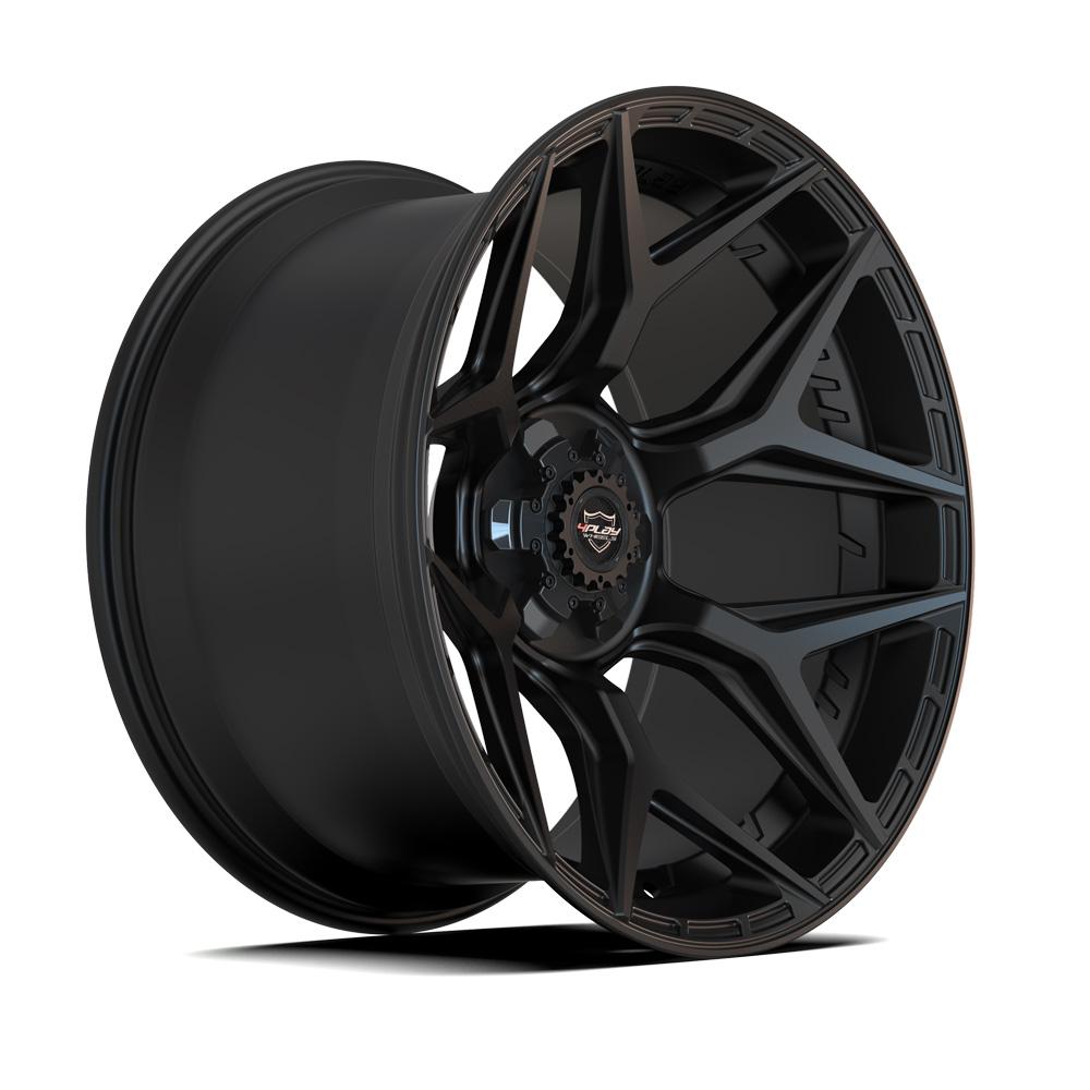 4PLAY Gen3 4P06 22x10 6x5.5 & 6x135mm -18et in Matte Black Wheel