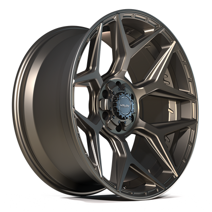SET OF 4 WHEEL & TIRE PACKAGE | 4Play 4P06 20x10 -18 6x135/6x139.7 Bronze | 35x12.50R20LT SureTrac Wide Climber R/T 1