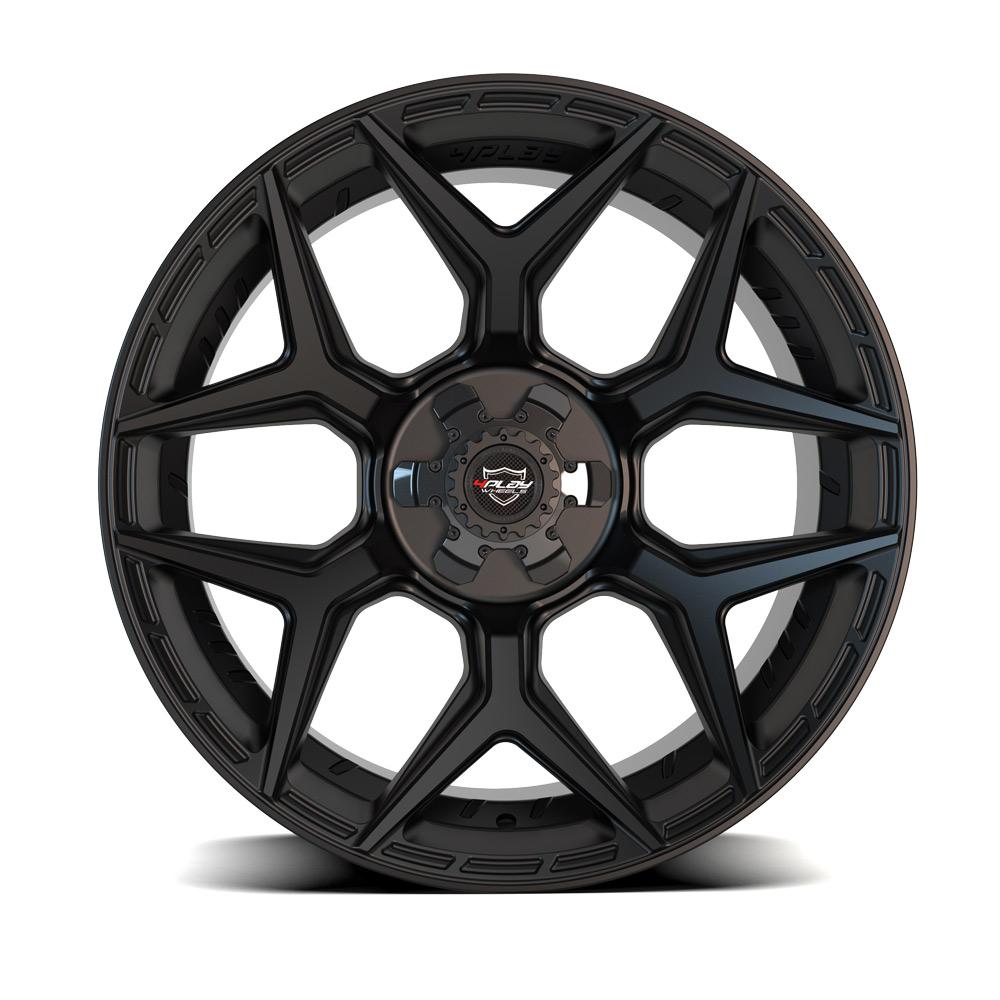 4PLAY Gen3 4P06 22x12 6x5.5 & 6x135mm -44et in Matte Black Wheel