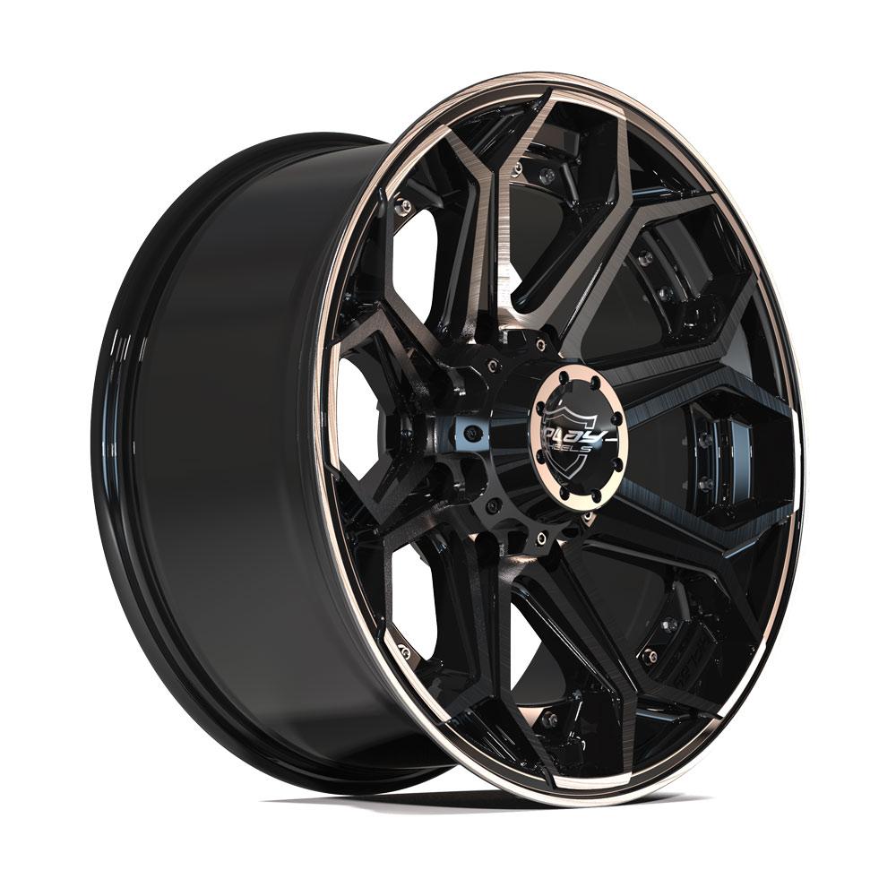 4PLAY Gen2 4P80R 20x9 8x170mm +0et in Brushed Black