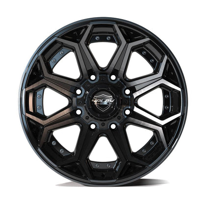 4PLAY Gen2 4P80R 20x9 8x180mm +0et in Brushed Black