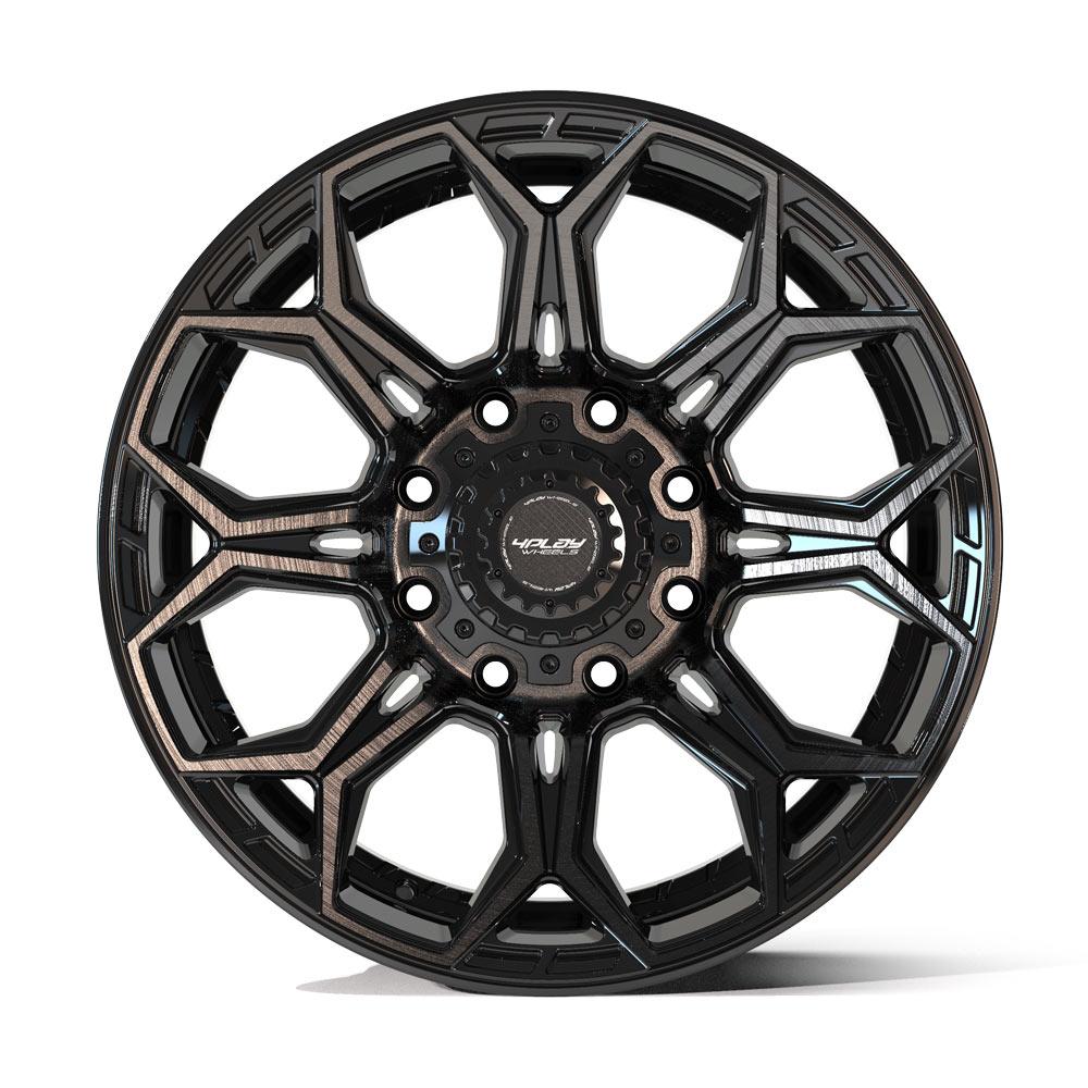 4PLAY Gen3 4P83 20x9 8x170mm +0et in Brushed Black – Wheels Below Retail