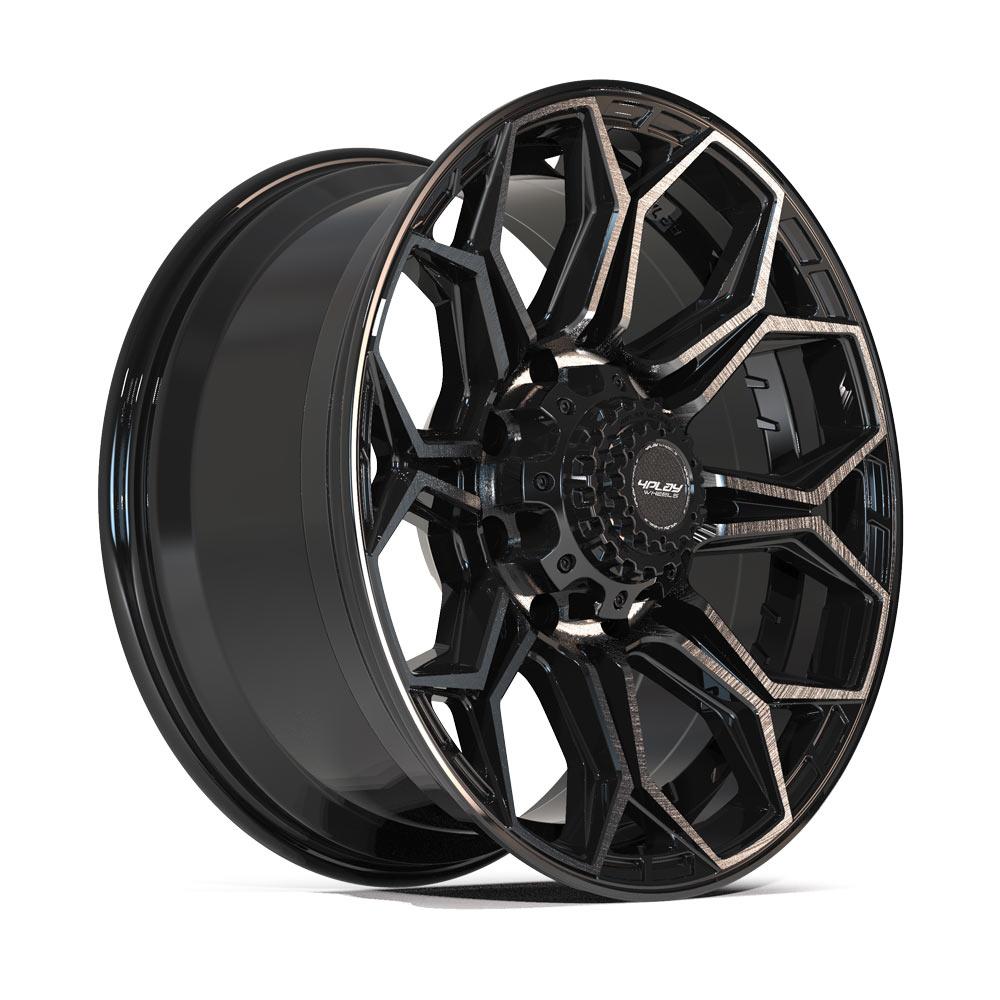 8x170mm Rims 4PLAY Gen3 4P83 20x9 8x170mm +0et in Brushed Black – Wheels Below Retail