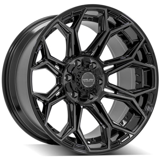 SET OF 4 WHEEL & TIRE PACKAGE | 4Play 4P83 20x10 -18 6x135/6x139.7 Gloss Black | P275/55R20 SureTrac Wide Climber R/T I