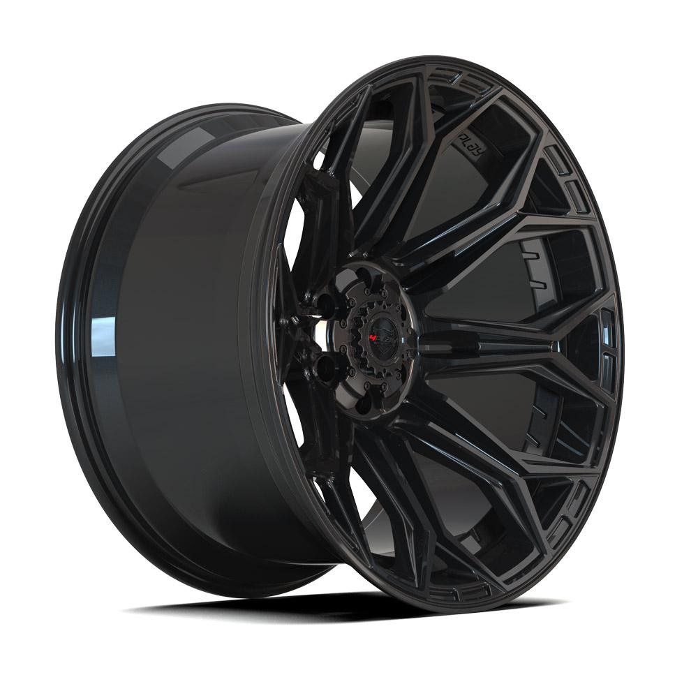4PLAY Gen3 4P83 22x9 6x5.5 & 6x135mm 12et in Gloss Black Wheel