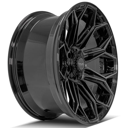 4PLAY Gen3 4P83 22x10 6x5.5 & 6x135mm -18et in Brushed Black Wheel