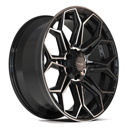 4PLAY Gen3 4P83 24x10 6x135mm & 6x5.5" +18et in Brushed Black