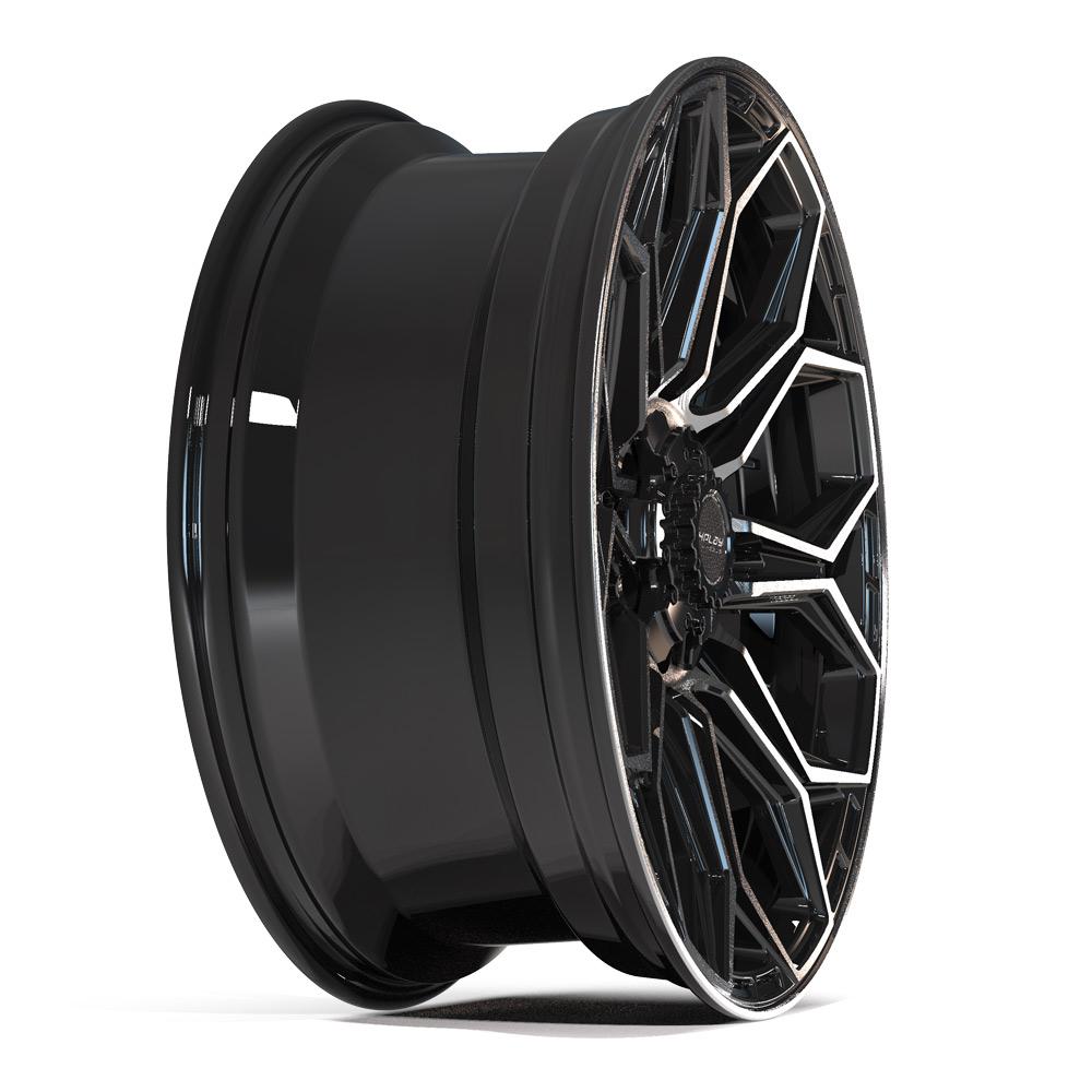 4PLAY Gen3 4P83 24x10 6x135mm & 6x5.5" +18et in Brushed Black