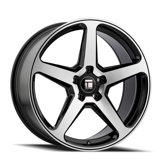 TOUREN TF96 - 20x9 35mm 5x112 GLOSS BLACK MACHINED Wheel | 3296-2945MB35