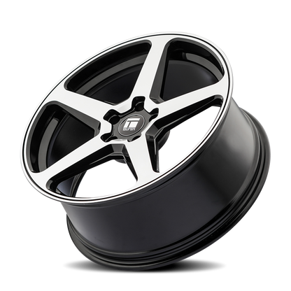 TOUREN TF96 - 20x9 35mm 5x120 GLOSS BLACK MACHINED Wheel | 3296-2912MB35