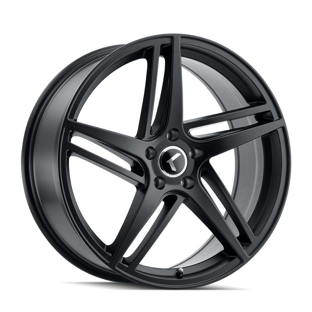 Kraze KR195 Milano - 20x8.5 38mm 5x112 Satin Black Wheel | KR195-2845B38