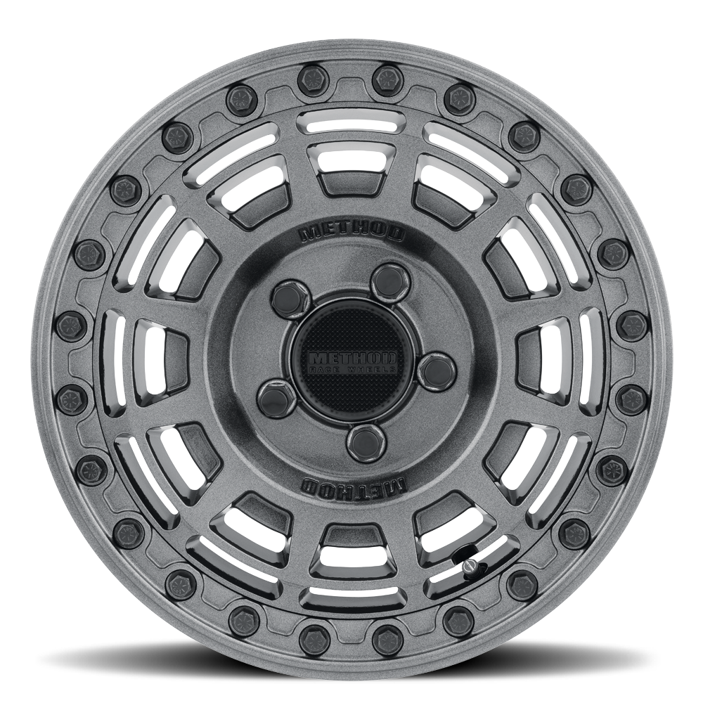 Method 415 15x10 5x114.3 (5x4.5) 25mm UTV Beadlock Gloss Graphite - Gloss Graphite Ring MR415510121264B