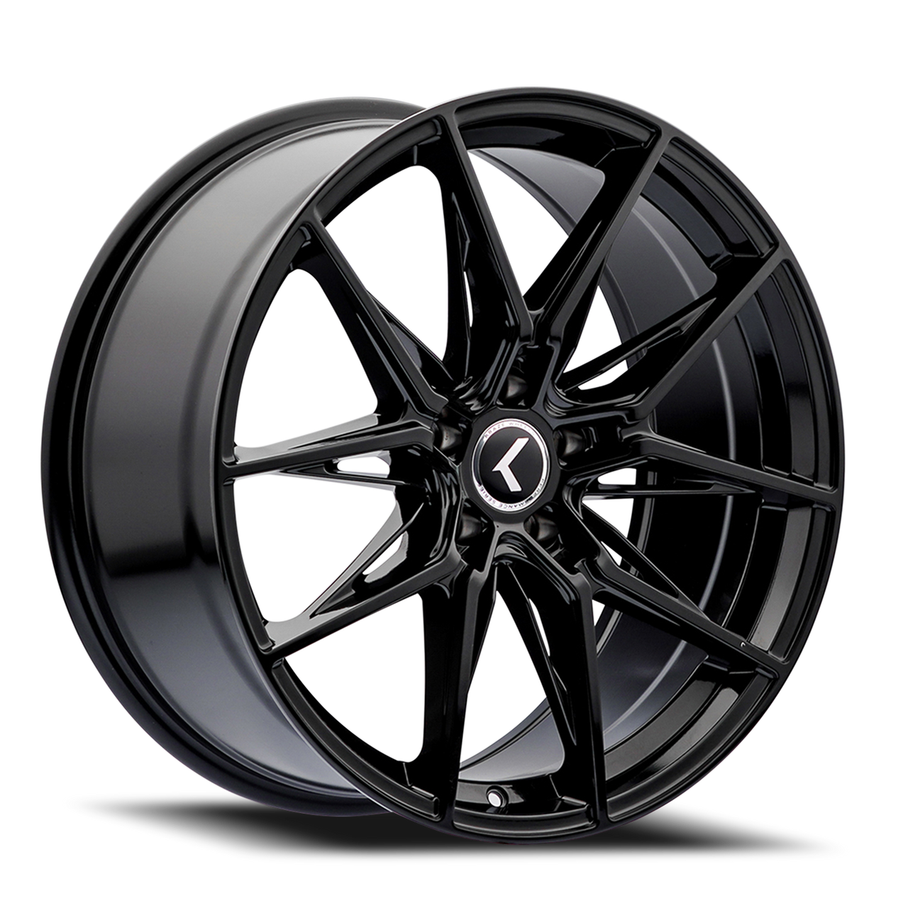 Kraze KR196 Evolve - 19x8.5 30mm 5x120 Gloss Black Wheel | KR196-9812GB30